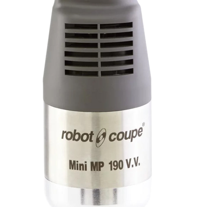 Robot Coupe Mini MP 190 VV Combi 8" Variable Speed Immersion Blender with 7" Whisk - 120V/270W