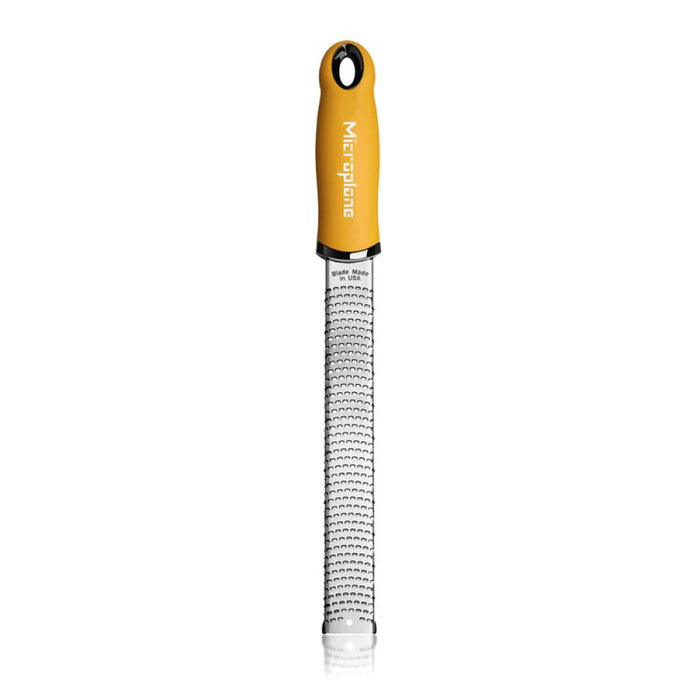Microplane 46623 8" Premium Classic Citrus Zester - Mustard Yellow