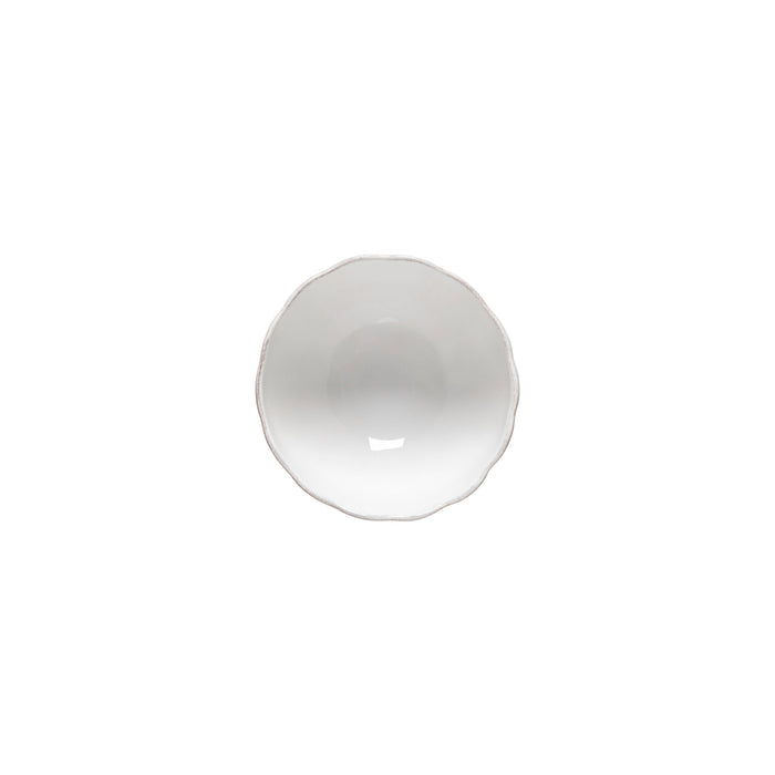 Costa Nova 17.37 Fl. Oz. Aparte White Round Stoneware Shell Bowl - 6/Case - MRS141-WHI