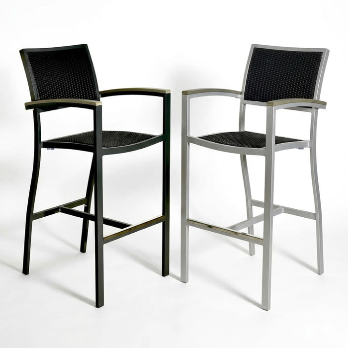 Nella Marco Wicker Bar Stool