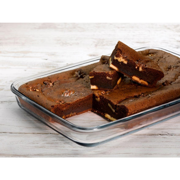 Nella 13.25" x 8.5" Rectangular Pyrex Glass Oven Dish - 59004