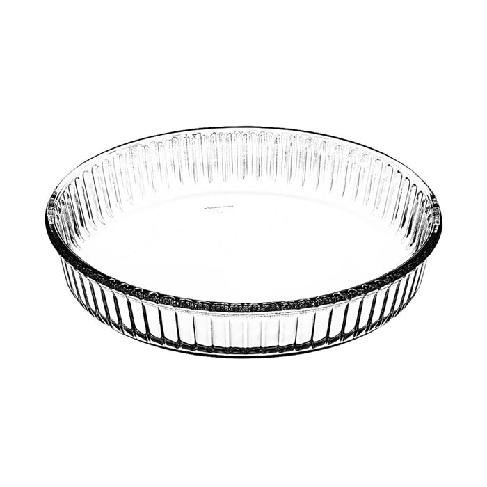 Nella 10" Round Pyrex Glass Oven Tray - 59044