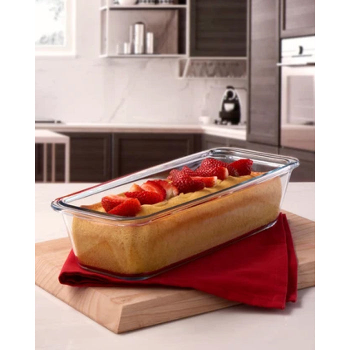 Nella 12.25" x 4.75" Rectangular Pyrex Glass Cake Oven Dish - 59104