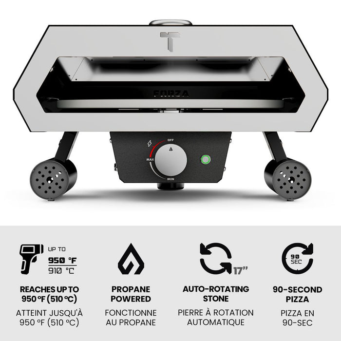 Turpone Forza 17" Rotating Pizza Oven