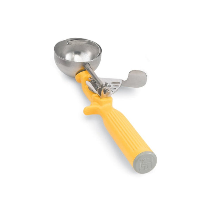 Vollrath 47144 1.62 Oz. Jacob's Pride #20 Yellow Thumb Disher