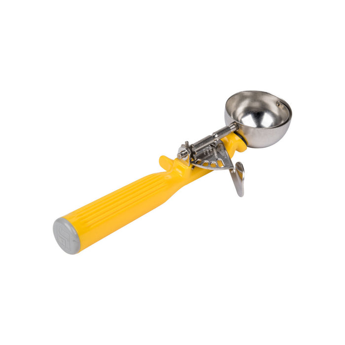 Vollrath 47144 1.62 Oz. Jacob's Pride #20 Yellow Thumb Disher