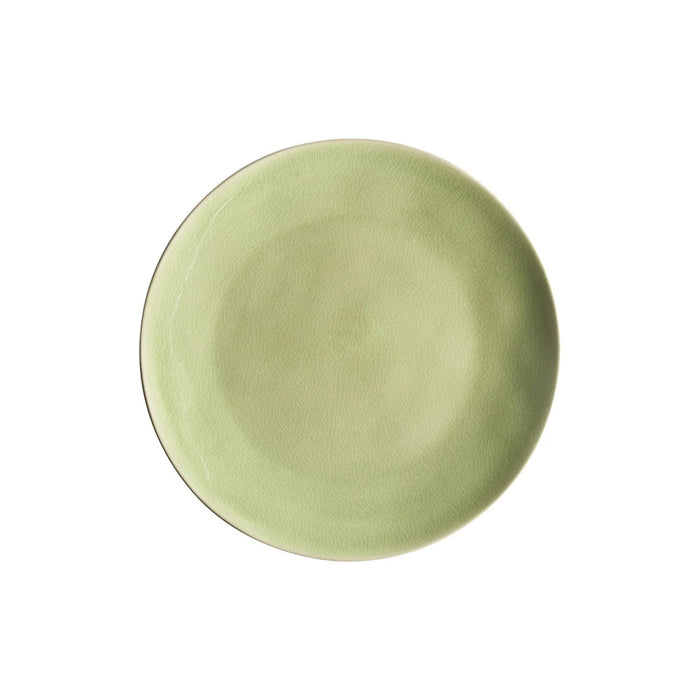 Costa Nova 10.6" Riviera Vert Frais Round Stoneware Dinner Plate - 6/Case - NAP275-VRF