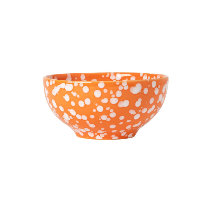 Costa Nova 6.4" Rafaela Tangerine Round Stoneware Soup/Cereal Bowl - NAS161-TAN