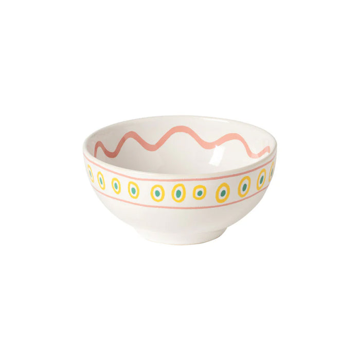Costa Nova 6.4" Summer Bliss Tulip Round Stoneware Soup/Cereal Bowl - NAS161-TUL