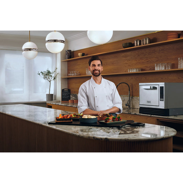 Panasonic NE-SCV3N Stackable Countertop Ventless High-Speed Convection Oven – 208–240V