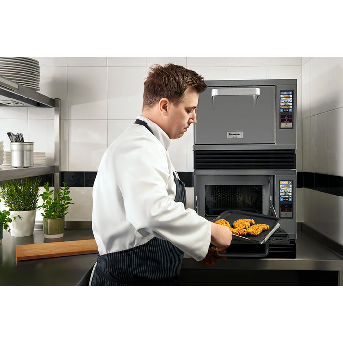 Panasonic NE-SCV3N Stackable Countertop Ventless High-Speed Convection Oven – 208–240V