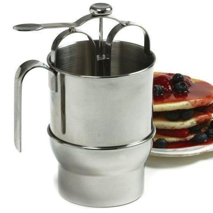 Norpro 3171 Stainless Steel Pancake Dispenser with Holder