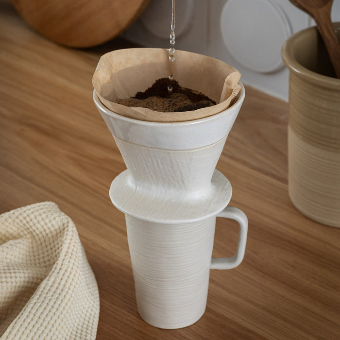 Costa Nova 9.5 Oz. Nótos Dune Path Round Stoneware Mug - 6/Case - NRC121-DNP