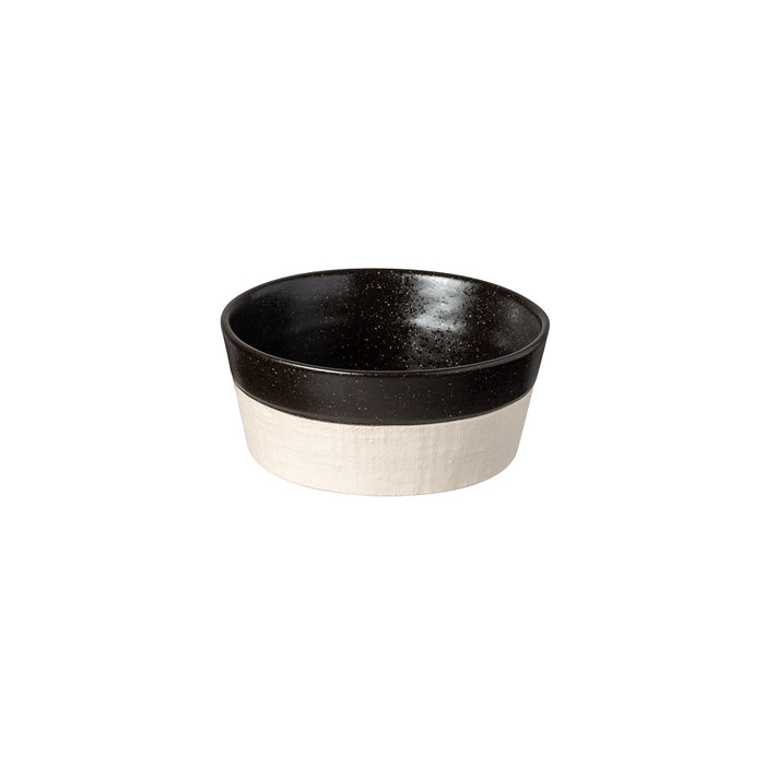 Costa Nova 17.5 Oz. Nótos Latitude Black Round Stoneware Soup/Cereal Bowl - 6/Case - NSS141-LTB