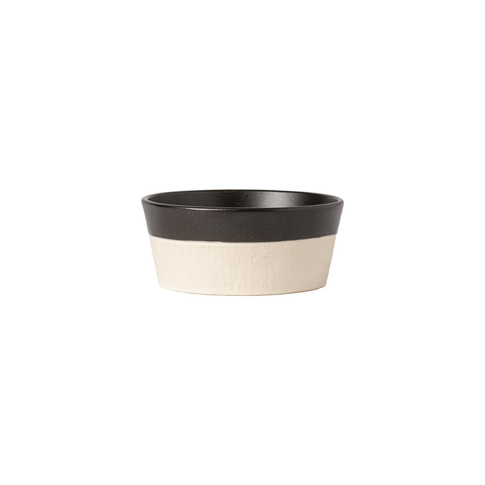 Costa Nova 17.5 Oz. Nótos Latitude Black Round Stoneware Soup/Cereal Bowl - 6/Case - NSS141-LTB