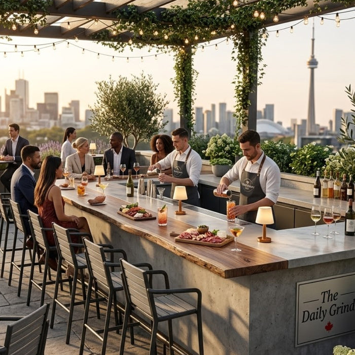 Nella Island Faux Wood Bar Stool