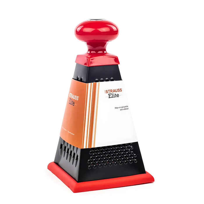 Josef Strauss K-GRP-NS8 Elite 4-Sided Non-Stick Red Pyramid Grater