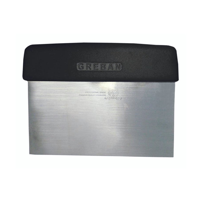 Nella 6" Dough Scraper with Black Handle - 14200