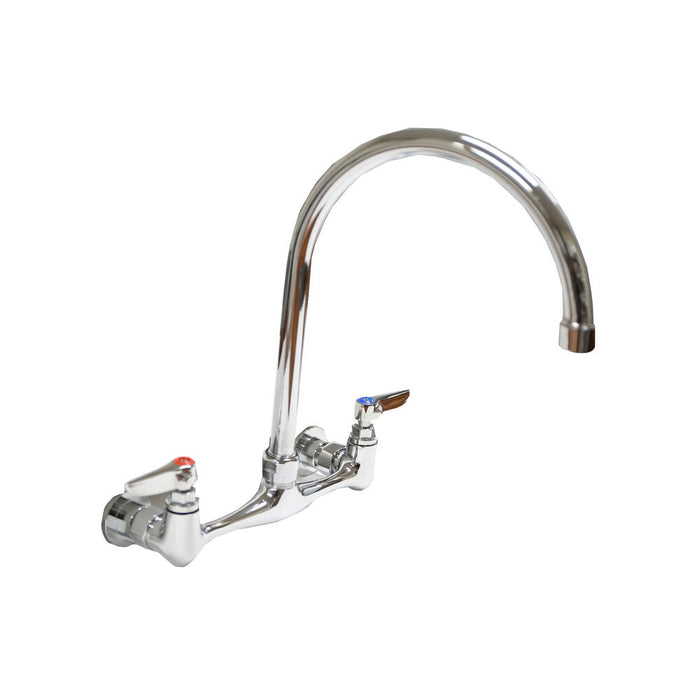 Nella Splash Mounted Faucet with 8.5" Gooseneck Spout for Tub Sinks - 22289
