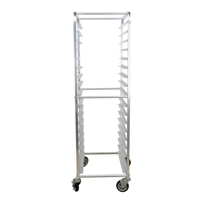 Nella 18-Tier Aluminum Bun Tray Rack with Curved Top - 27054