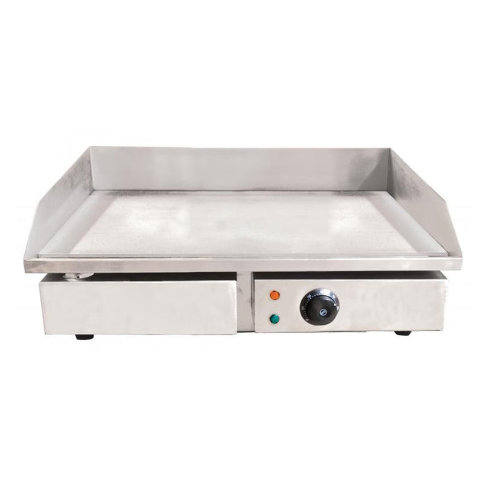 Nella 22" Stainless Steel Electric Smooth Surface Griddle - 220V / 3 kW - 34869