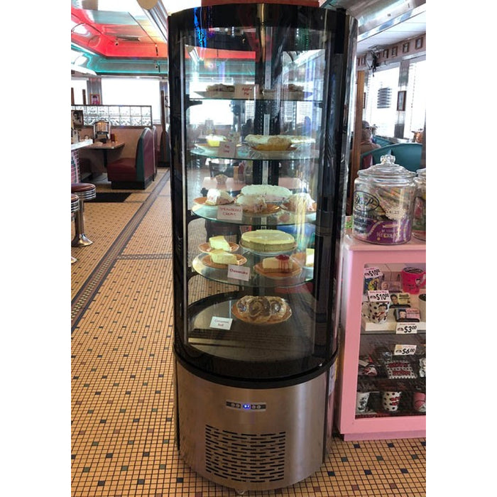 Nella 27” Circular Floor Refrigerated Display Case - 14.1 Cu. Ft. - 40440