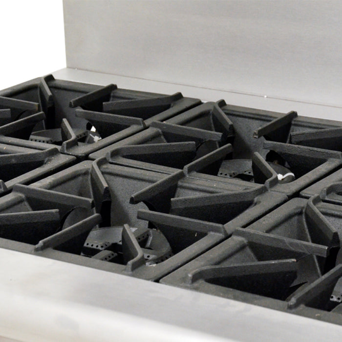 Nella 36" Natural Gas 6-Burner Commercial Range with Standard Oven - 211,000 BTU - 43151