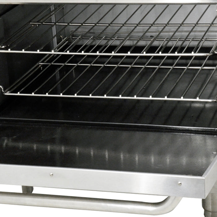 Nella 36" Natural Gas 6-Burner Commercial Range with Standard Oven - 211,000 BTU - 43151