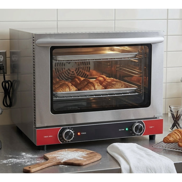 Nella 18.7" Quarter-Size Countertop Convection Oven with 3 Chrome Racks - 120V/1440W - 43217