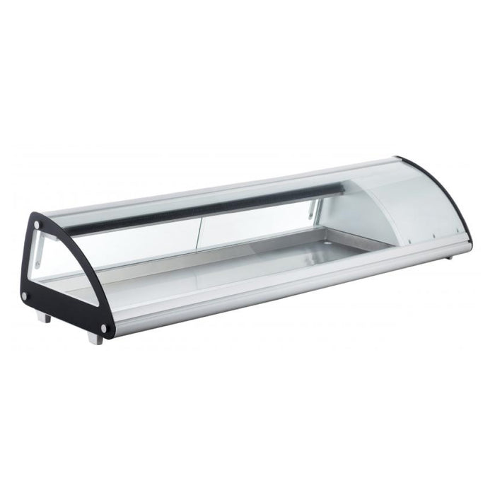 Nella 58” Sushi Showcase with Curved Glass - 2.19 Cu. Ft. - 43225