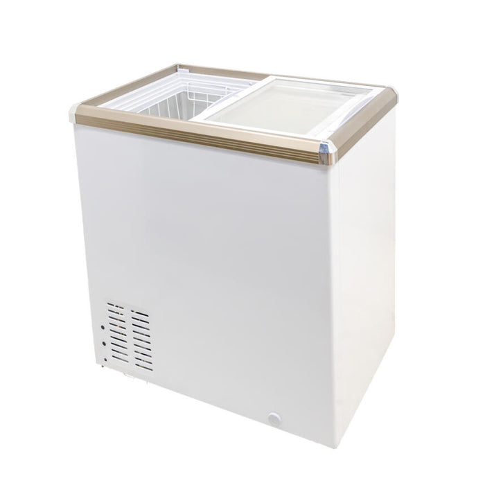 Nella 29" Ice Cream Freezer with Flat Glass Top - 5.3 Cu. Ft. - 45291