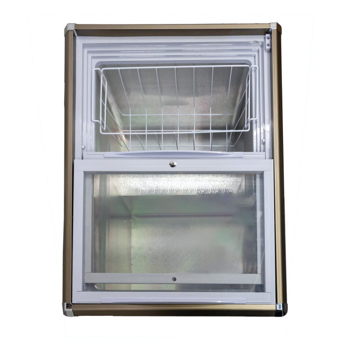 Nella 29" Ice Cream Freezer with Flat Glass Top - 5.3 Cu. Ft. - 45291