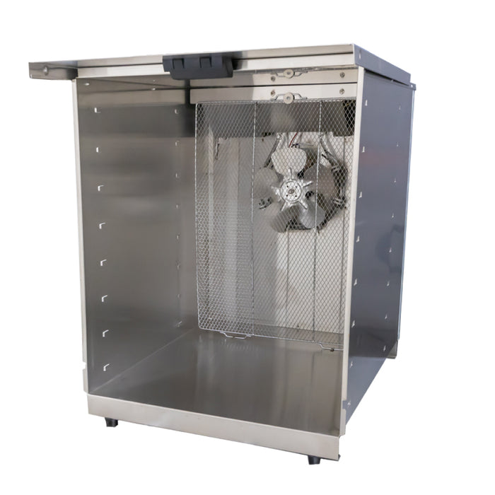 Nella 17" 16-Tray Stainless Steel Food Dehydrator with Thermostat Control - 120V, 1000W - 47042
