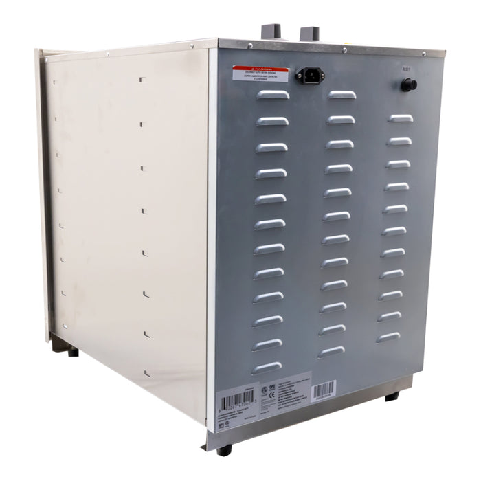 Nella 17" 16-Tray Stainless Steel Food Dehydrator with Thermostat Control - 120V, 1000W - 47042