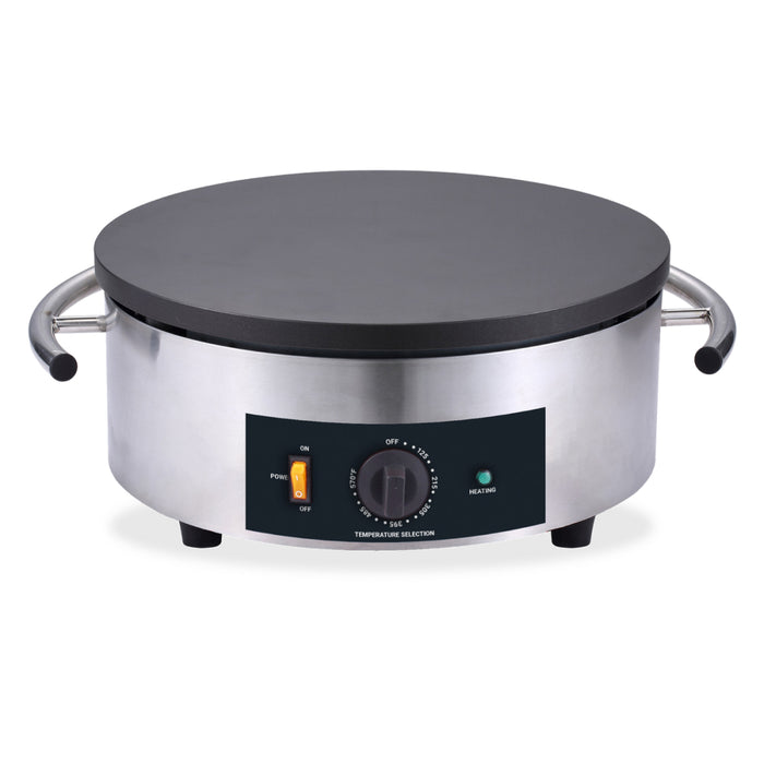 Nella 16" Portable Round Electric Cast Iron Crepe Maker - 120V, 1750W - 47388