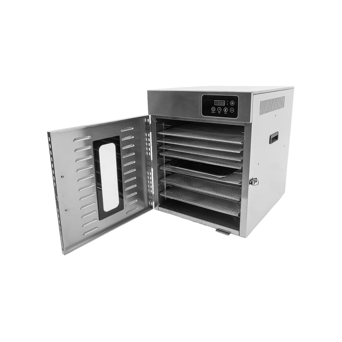 Nella 12-Tray Stainless Steel Food Dehydrator with Digital Control - 47446