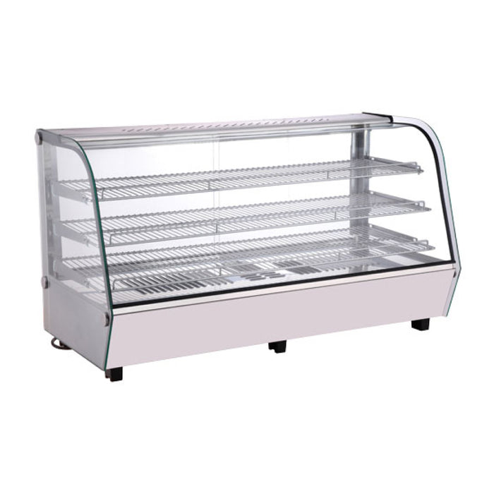 Nella 48" Countertop Curved Glass Display Warmer - 7.14 Cu. Ft. - 47456