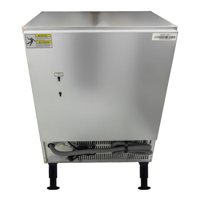 Nella 26″ Air Cooled Full Size Cube Ice Machine - 210 Lbs. - 47484
