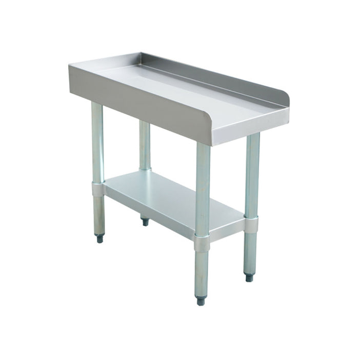 Nella 30″ x 12″ All Stainless Steel Equipment Stand with Undershelf and Legs - 47691