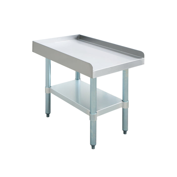 Nella 30″ x 18″ All Stainless Steel Equipment Stand with Undershelf and Legs - 47693
