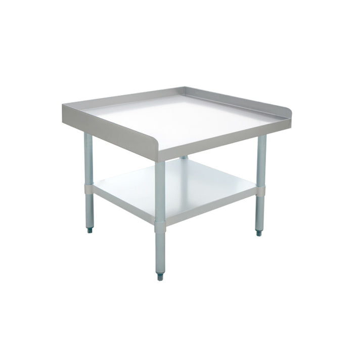 Nella 30″ x 36″ All Stainless Steel Equipment Stand with Undershelf and Legs - 47696