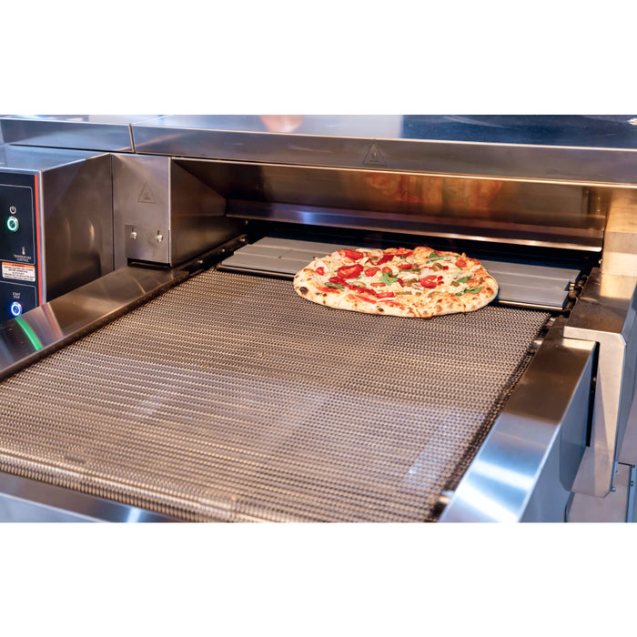 Trento 124.40" Pizzagroup Dragon High-Productivity Static Conveyor Pizza Oven with 32″ Wide Belt – 208 V, 31 kW