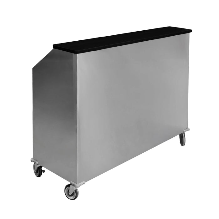 Nella 61" Portable Bar with Open Bottom & Ice Bin - 48066