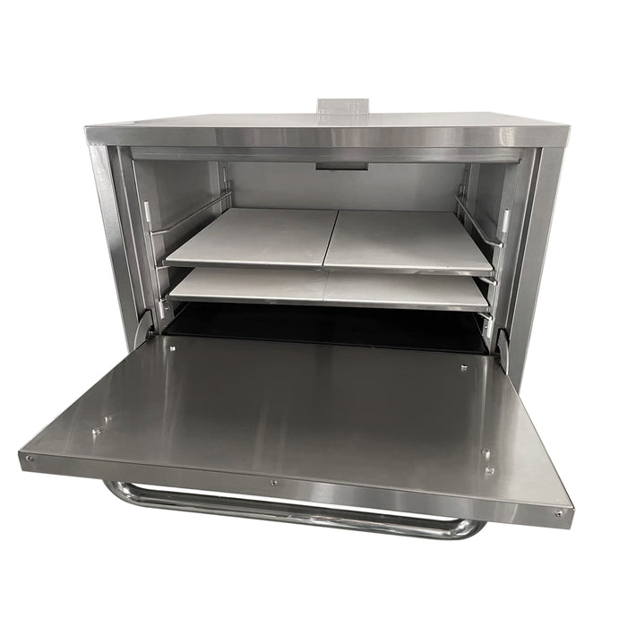 Nella 31.5" Single Chamber Countertop Natural Gas Pizza Oven - 32,000 BTU - 48082