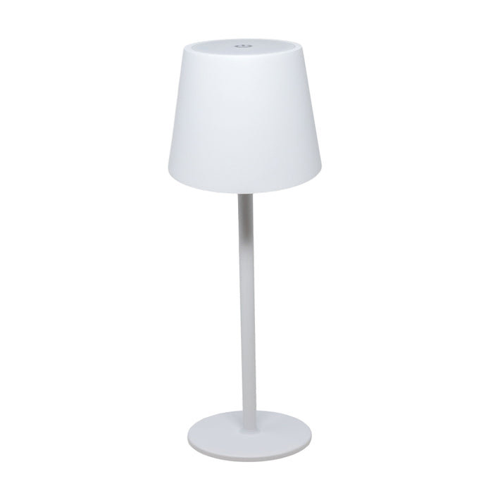 Nella 4.3” x 15” White Cordless Rechargeable LED Table Lamp - 5 V - 48284