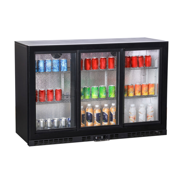 Nella 54" Sliding Glass 3-Door Back Bar Cooler - 48579