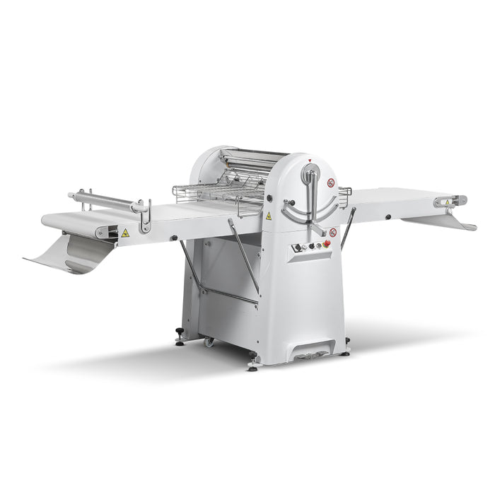Trento 11 Lb. Floor Model Dough Sheeter with 28″ Table - 750 W - 48763