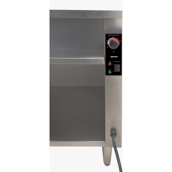 Nella 72" Electric Open Well Steam Table with 5-Pan Tray, Cutting Board, and Undershelf - 240V - 48790