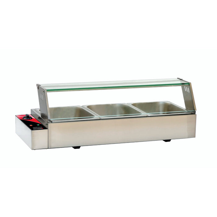 Nella 36" Bain Marie with 3 Half-size Pans - 48803