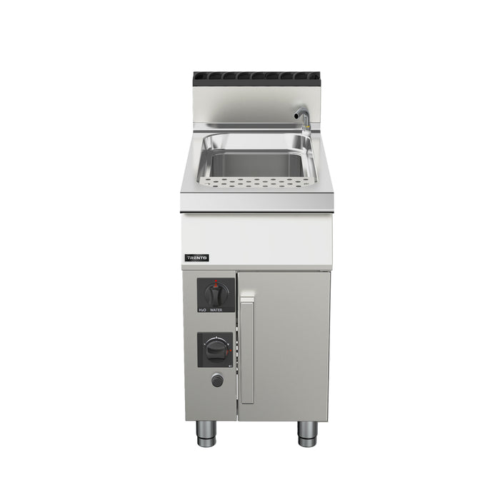 Trento 45L 2-Burner Single Tank Natural Gas Pasta Cooker - 49098 – 78,000 BTU